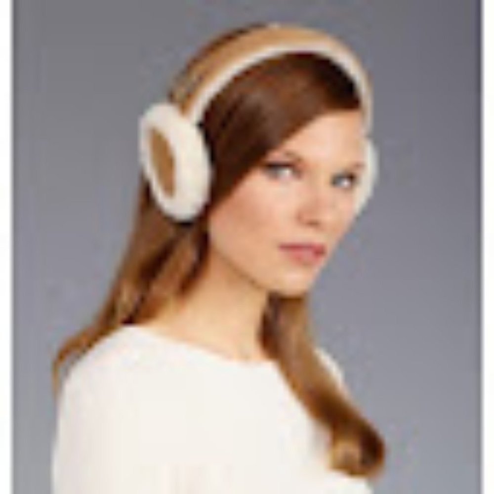 UGG U LOGO SHEARLING EARMUFFS WOMEN'S